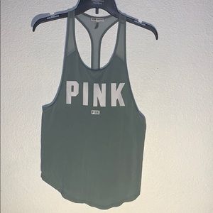 Very light green PINK tank top